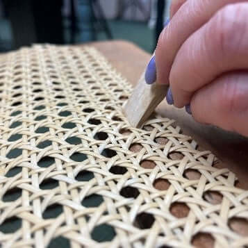 How To Install Cane Webbing and Reed Spline in a Chair