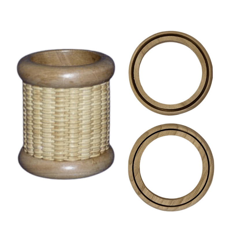 Premium Nantucket Solid Cherry Basket Rims Craft Weaving