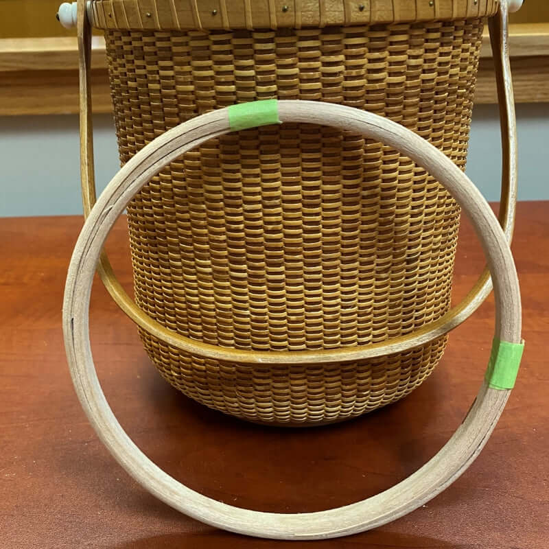 Nantucket Basket Round Cherry Rims