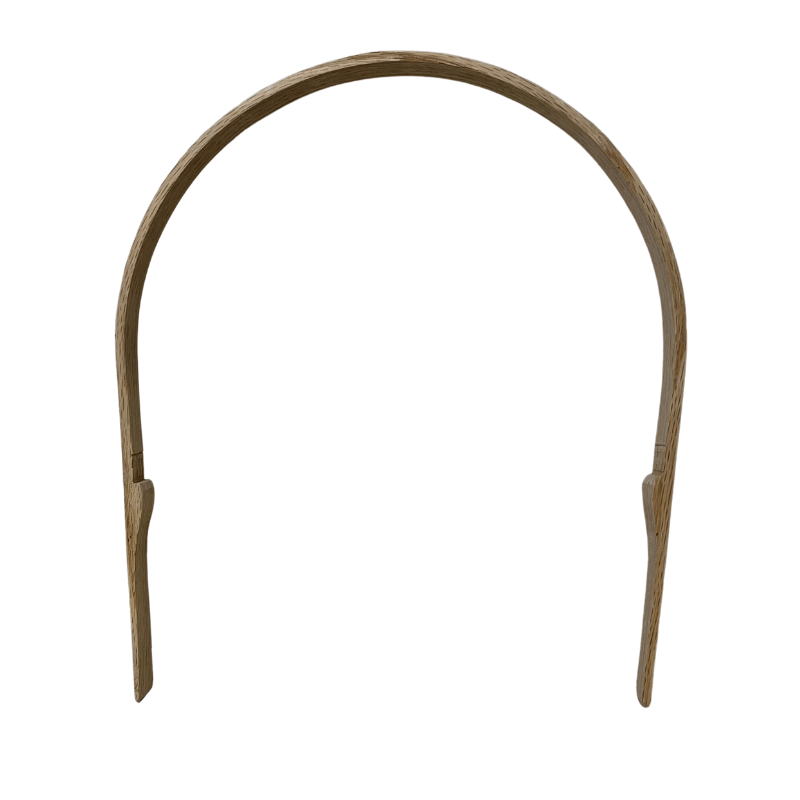 Notched Handle Sturdy Round Notched Basket Handles for Secure Grip