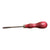 STRAIGHT TIP WEAVING TOOL WITH RED HANDLE ON WHITE BACKGROUND SOLD BY HH PERKINS CO.