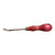 BENT TIP WEAVING TOOL WITH RED HANDLE ON WHITE BACKGROUND SOLD BY HH PERKINS CO.
