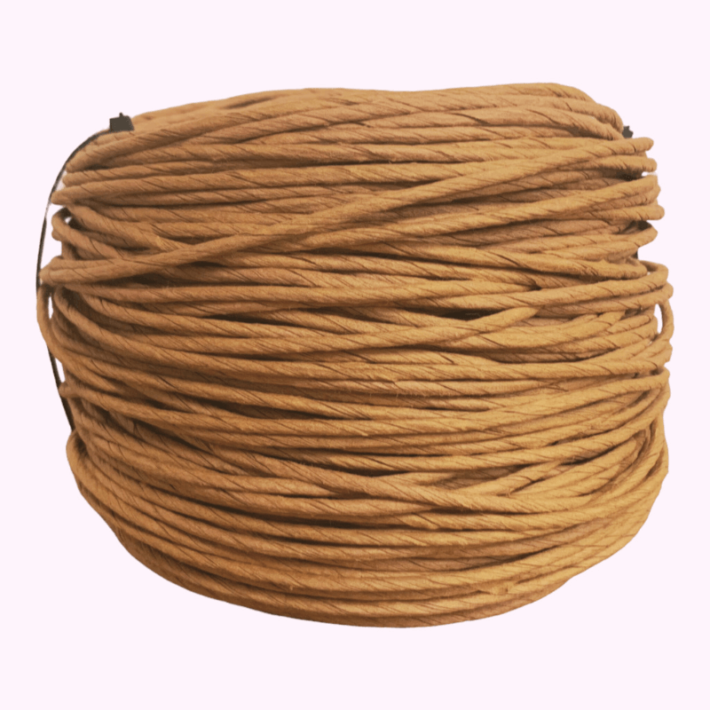 Paper Rush Rope Brown Fibre Rush Cord - Kraft Brown Paper Rush