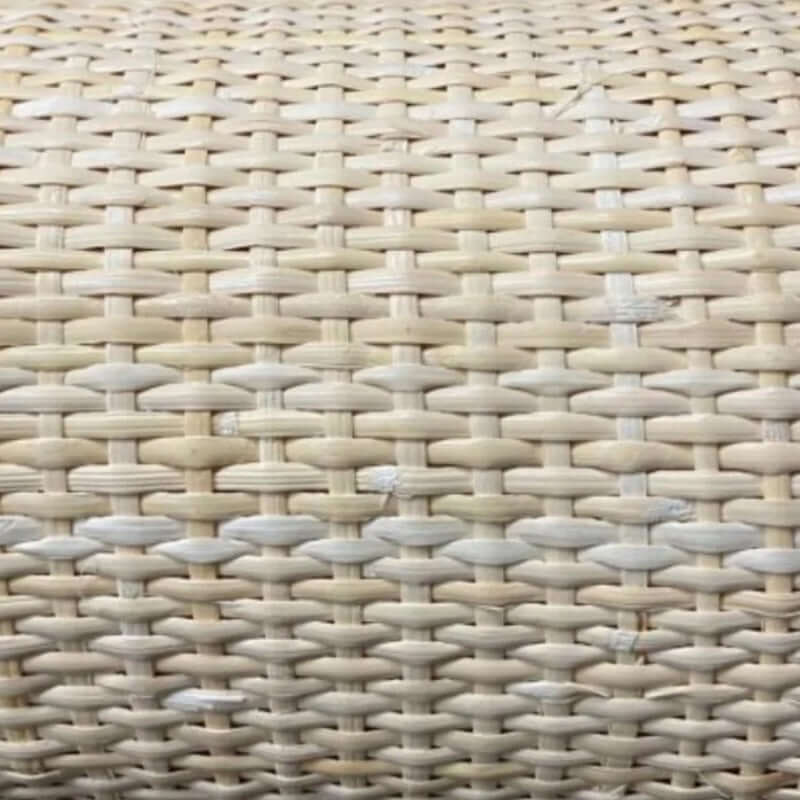 Herringbone Close Weave Cane Webbing Mesh Woven Cane Fabric