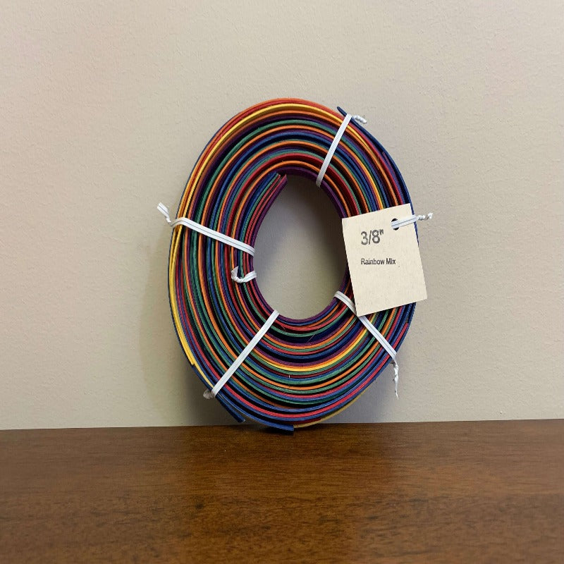 Premium Multi-Colored Dyed Flat Reed - 1/2